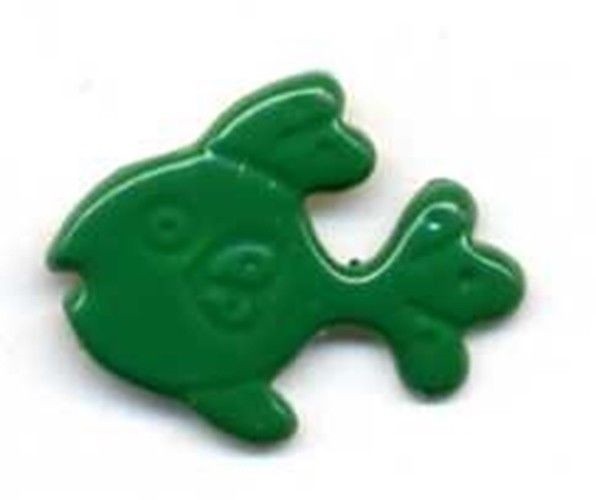 Accent Depot Fish Brads - Green