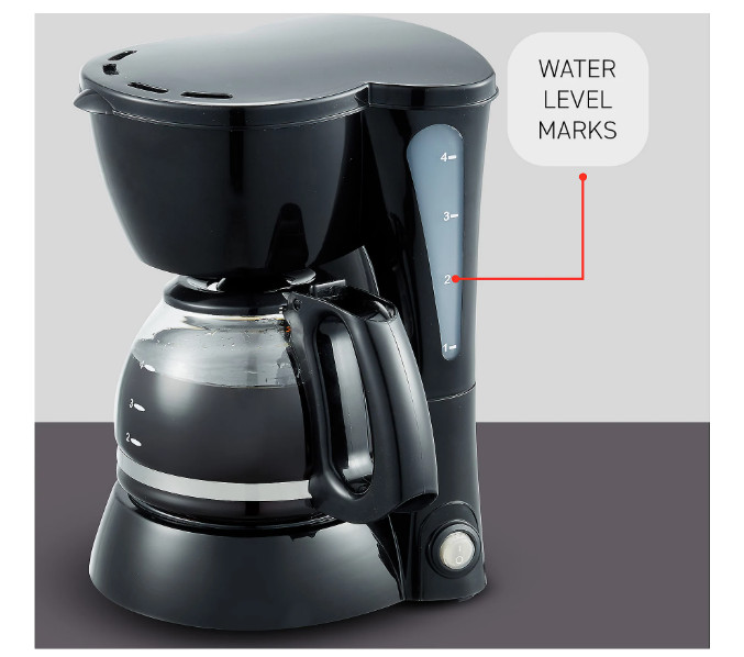 4-Cup Compact Brew & Drip Coffee Maker with Warming Plate