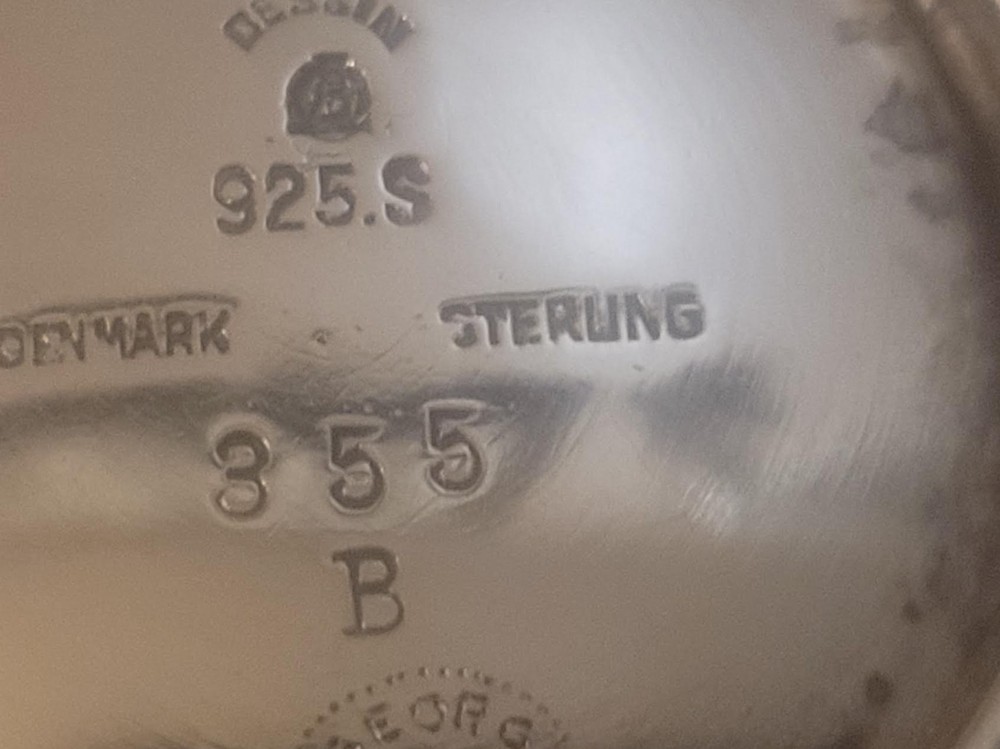 Sterling Silver George Jensen Nut Dish #355B