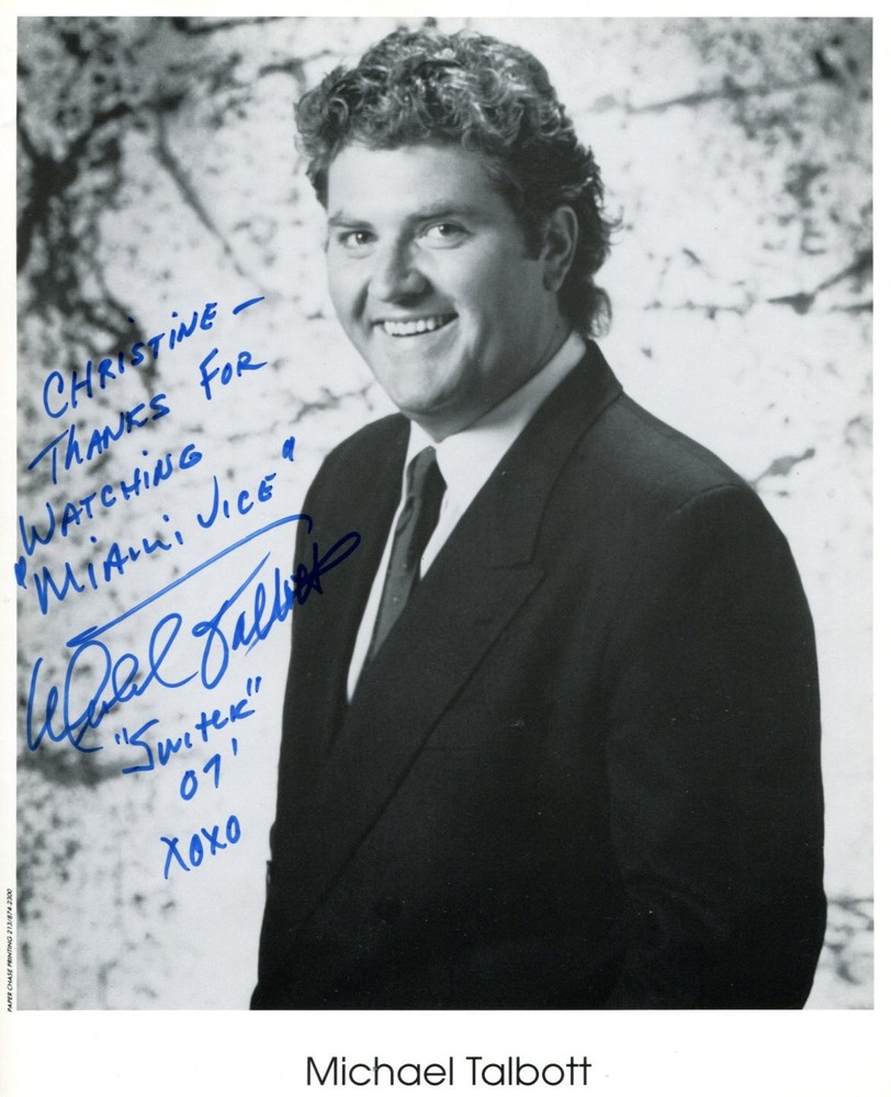 Michael Talbott ACTOR autograph, IP signed photo