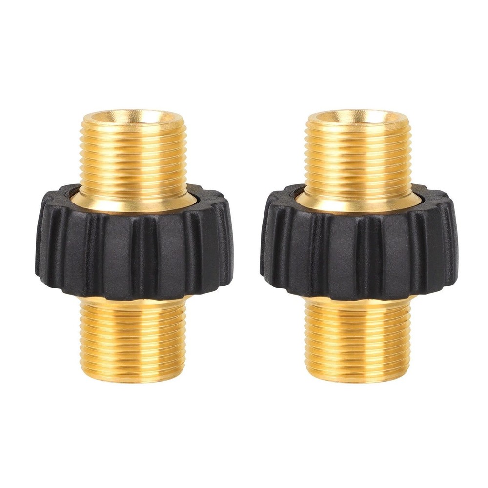 2 x Pipe Hose Adapter Pressure Washer Connector With 22mm Outer Thread