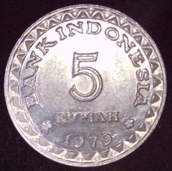 Indonesia - 1979 - 5 Rupiah