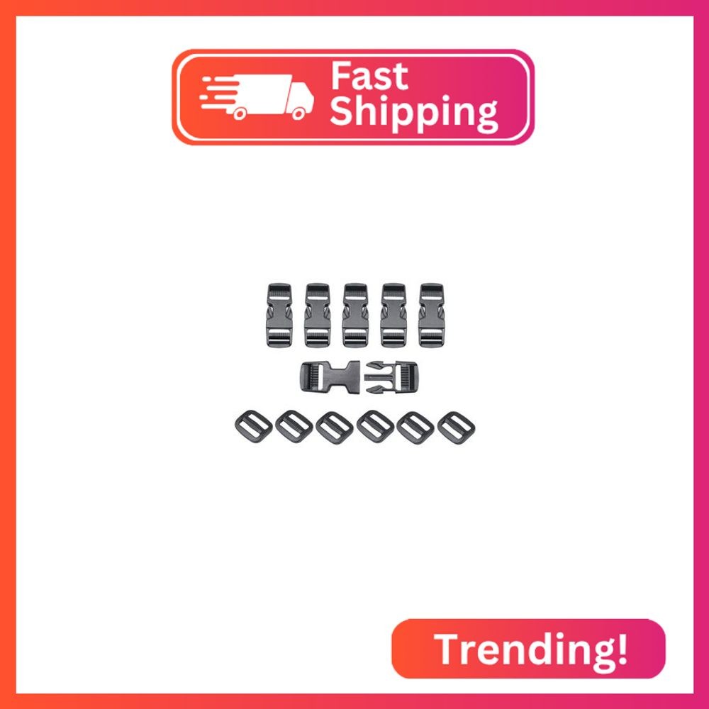 Ahijklmn Plastic Buckles, Heavy Duty Side Release Plastic Replacement Buckle cli