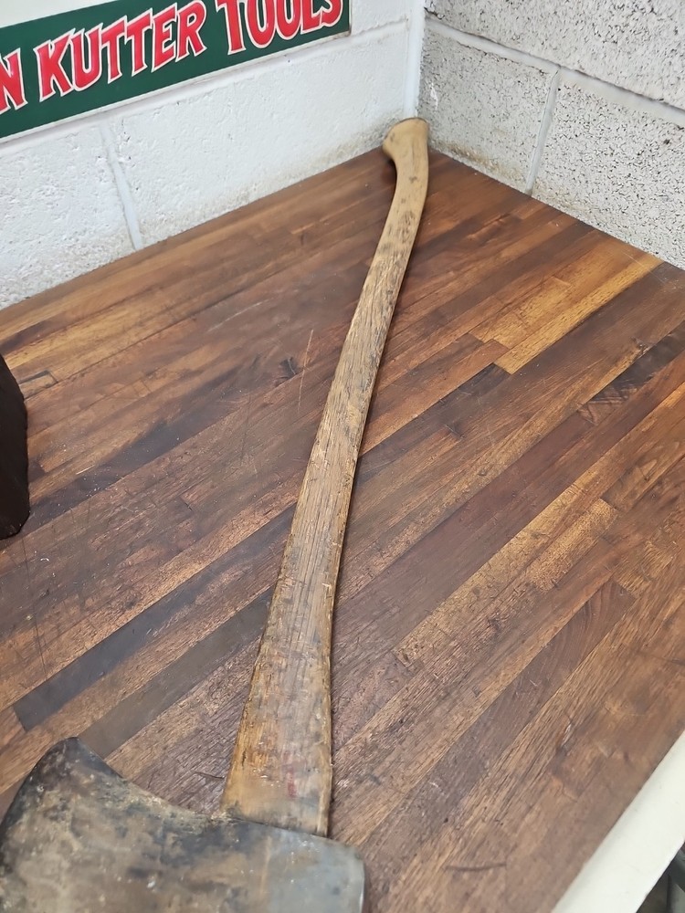 Q42- Vintage Dunlap Single Bit Axe w/ Original Handle