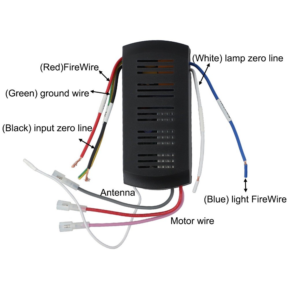 With 6 Speed Options And Easy-Installation- Ceiling Fan Remote Receiver