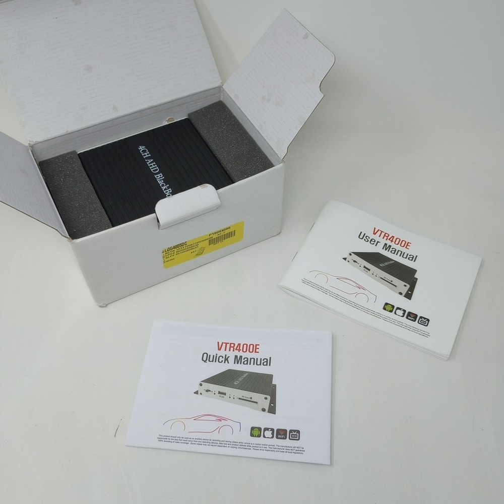 BOYO VTR400E 4CH Compact DVR Black Box NOS (Open Box)
