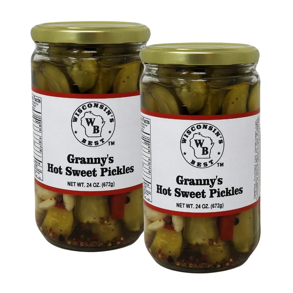 Granny's Hot Sweet Pickles - 2 Pack
