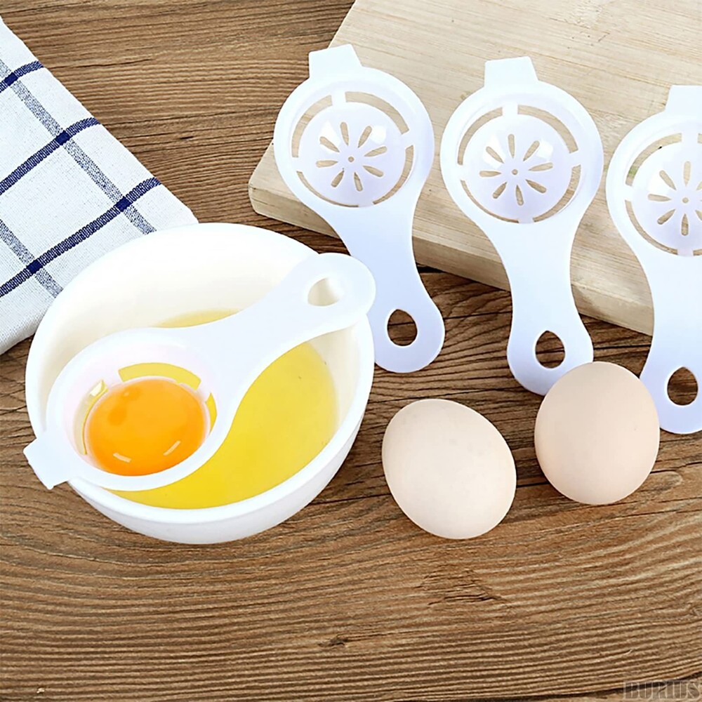 3-PACK Tool Yolk White Separator - Egg Divider Strainer Screen Filter - Bakin...