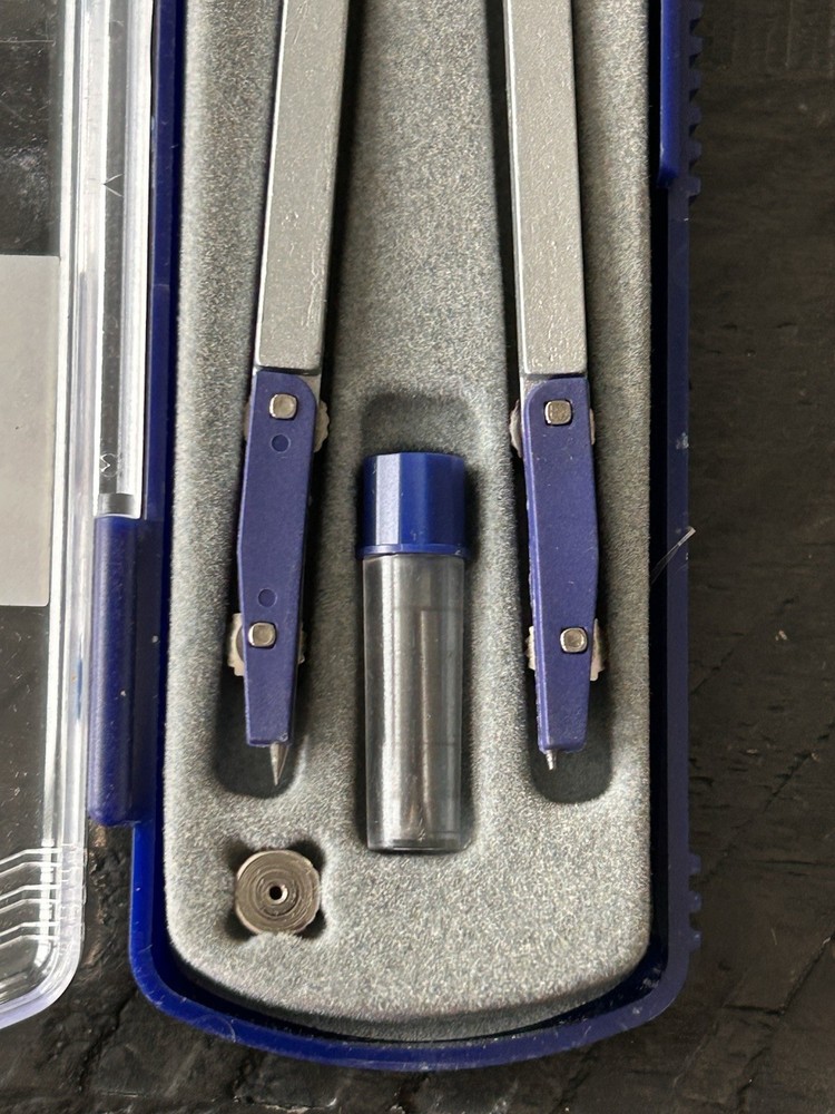 Lot Of 2 Maped Study Stop Universal Holder Compass / Helix Technical Compass