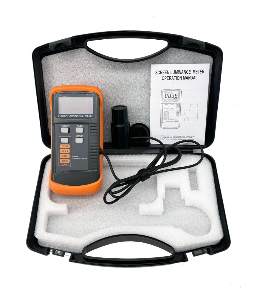 Handheld Screen Luminance Meter with Range 0.01-39990cd/m² Peak Value Latching