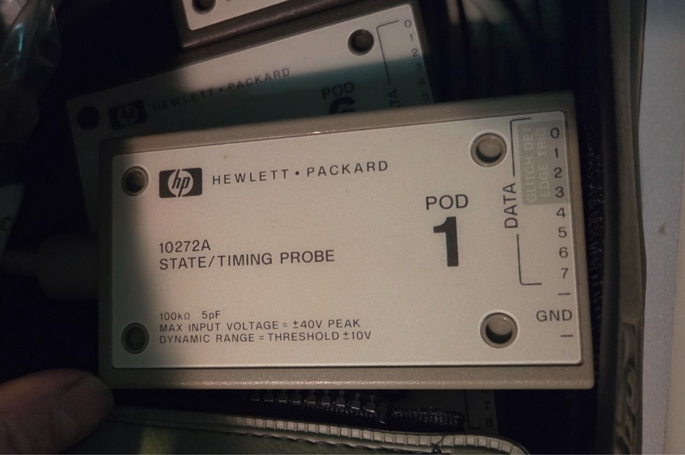 HP 1630G Logic Analyzer + (7) 10272A Probes & Case - Powers On / Project