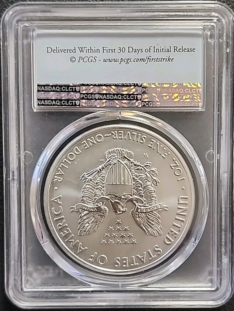 2019-W PCGS BURNISHED SILVER AMERICAN EAGLE SP70 - FIRST STRIKE