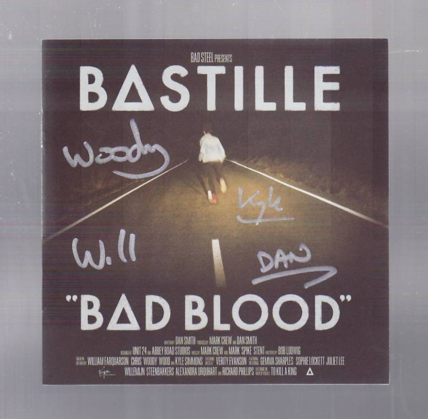 BASTILLE - Bad Blood / SIGNED CD Booklet