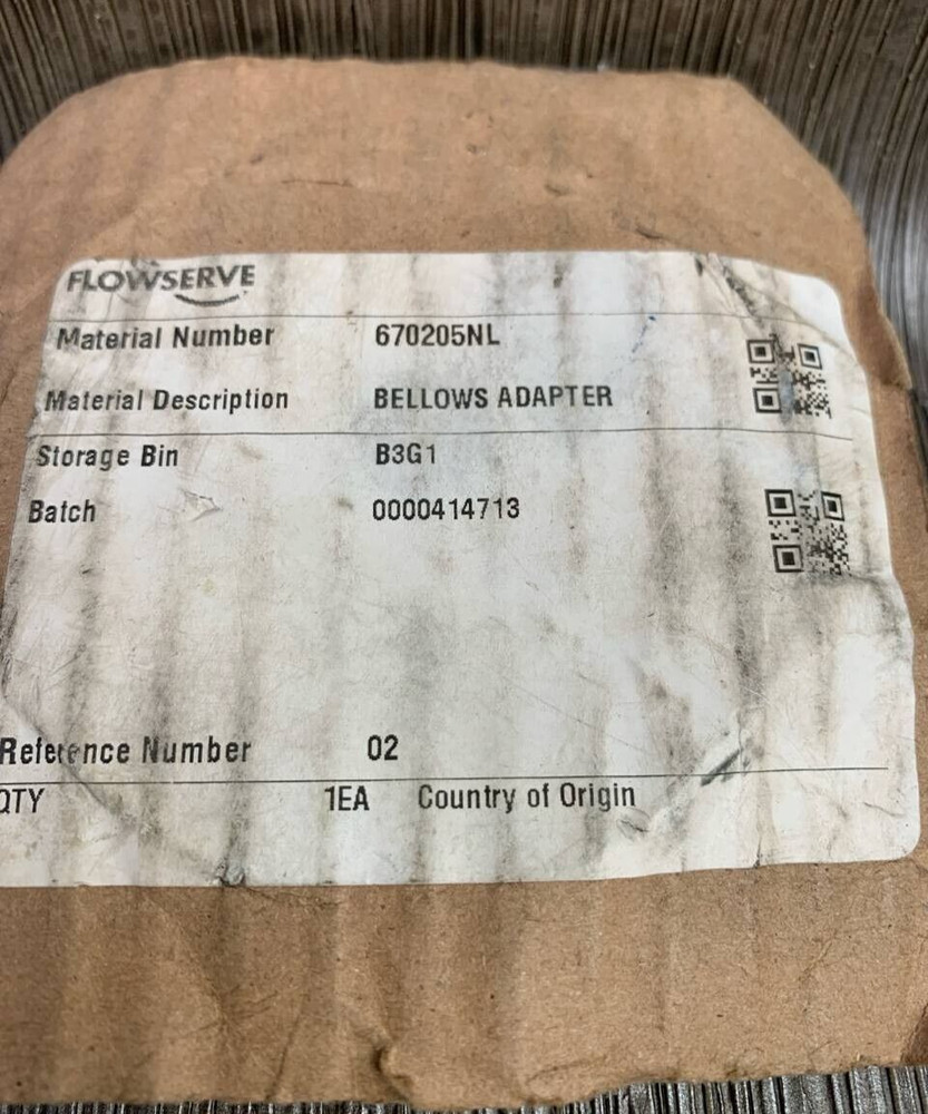 Flowserve Bellows Adapter 670205NL