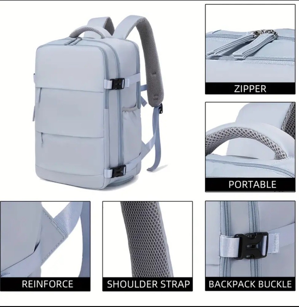 Carry On Travel Backpack Airline Approved