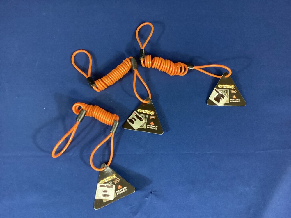NOS Cycle Minder Disc Lock Reminder Standard, For Watercraft or Motorcycles*