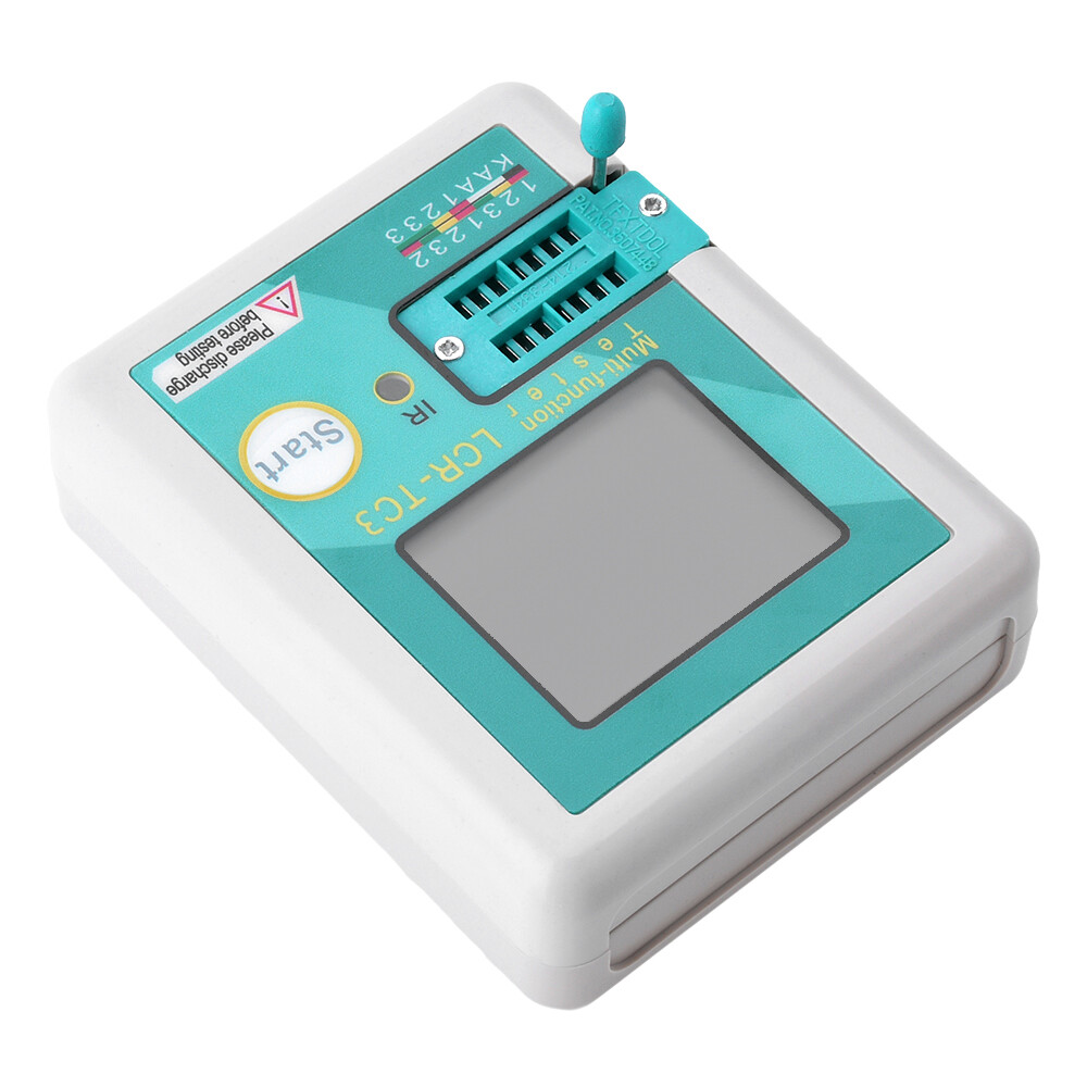 LCR-TC3 High-precision Transistor Tester Diode Capacitance Test Meter + Cable US