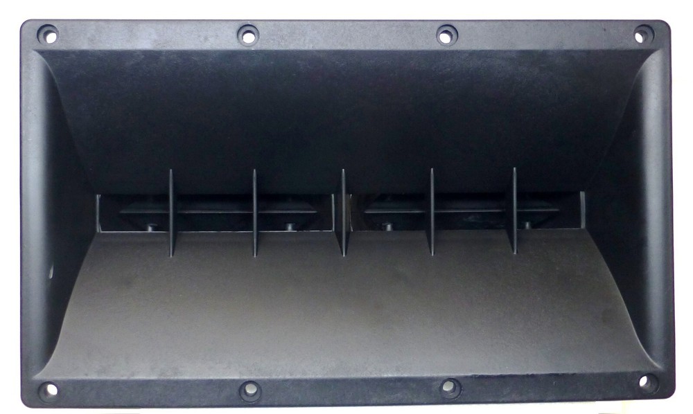LASE 13" x 8" Dual 2" Bolt-On Line Array Long Throw Compression Horn