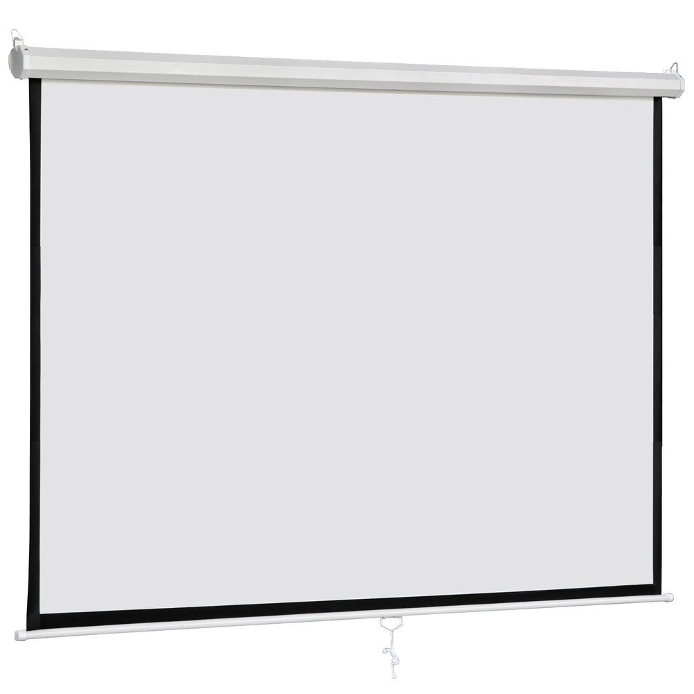 84" X 84" Diagonal Dimension Pull Down Projection HD Movie Theater Screen Matte
