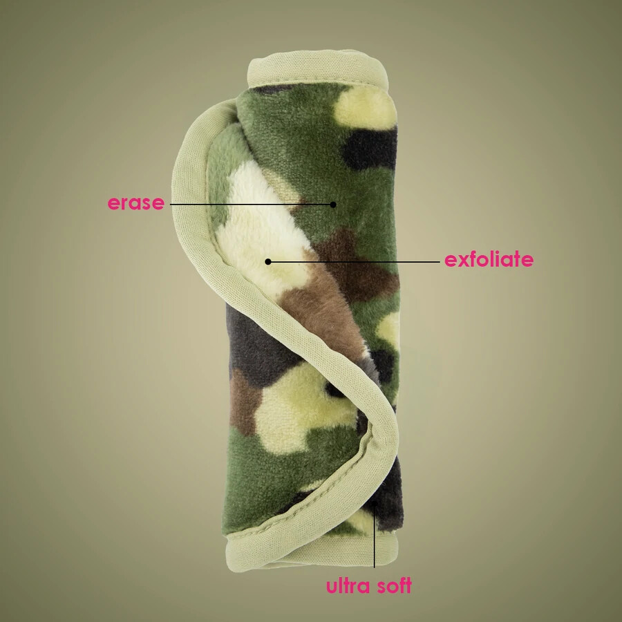 The Original MakeUp Eraser Full Size Camo Print Machine Washable