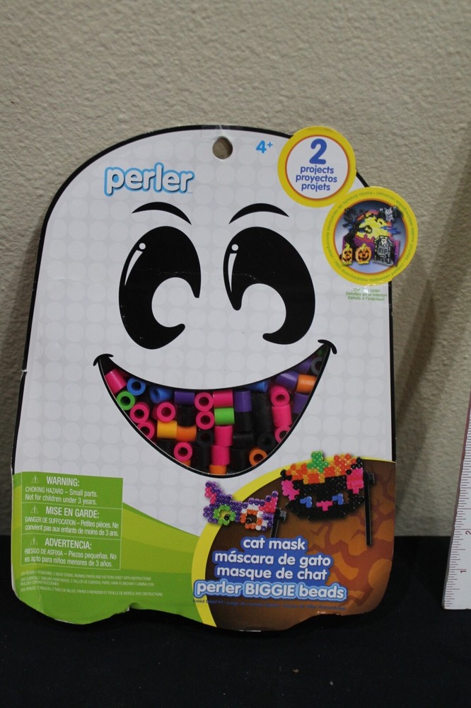CAT MASK Perler Beads set NEW (2 projects)