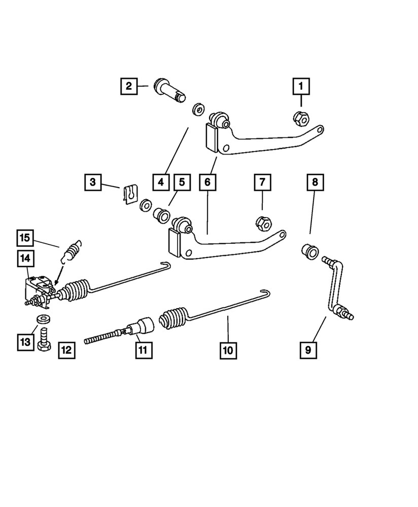 Genuine Mopar Load Sensing Lever Spring 5133722AA