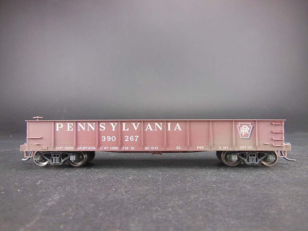 HO SCALE WEATHRED PENNSYLVANIA 390267 GONDOLA