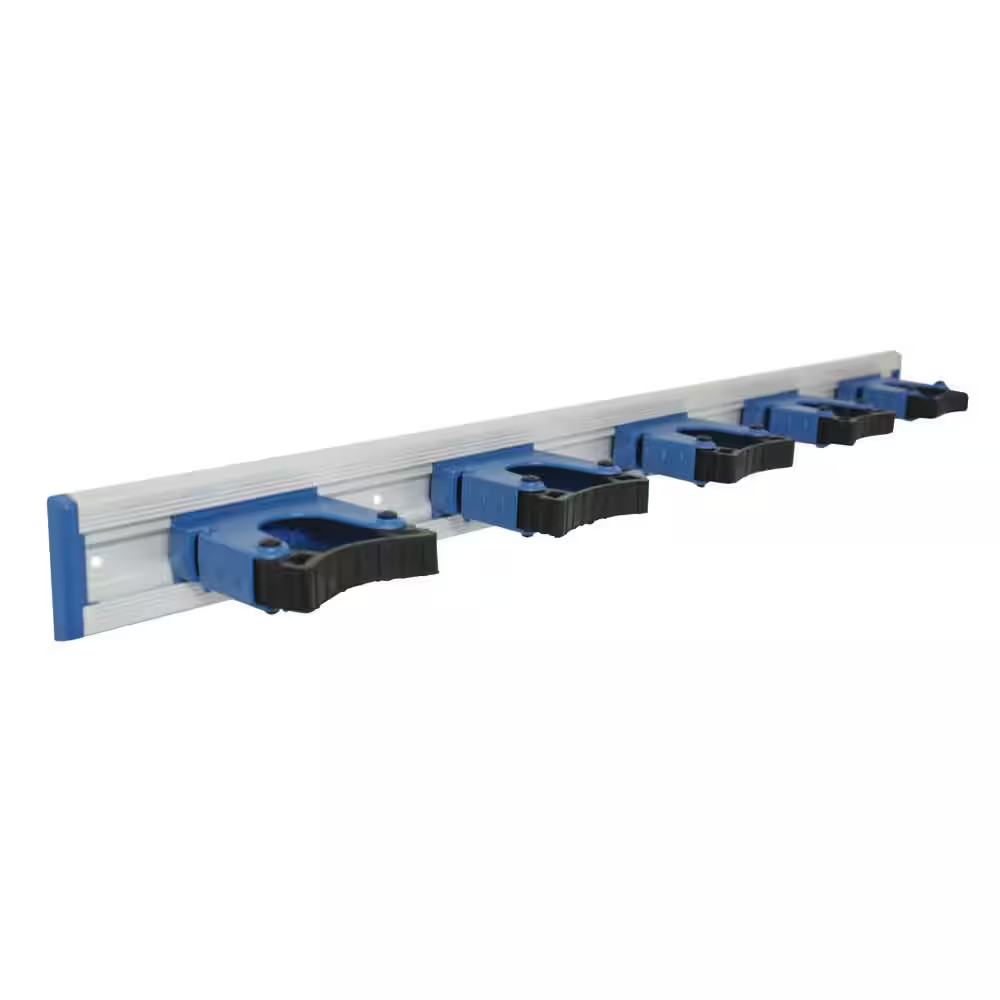 28.25 In. Hang up Storage Unit - 5 Bracket Wall Mount Organizer