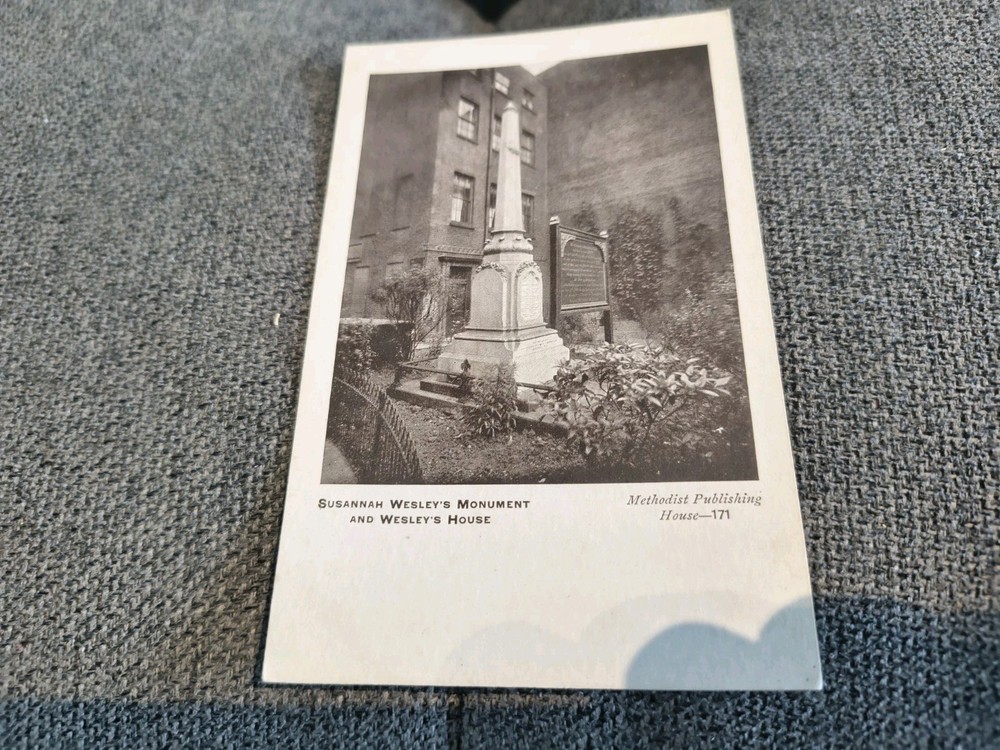 Susannah Wesley Monument London Postcard
