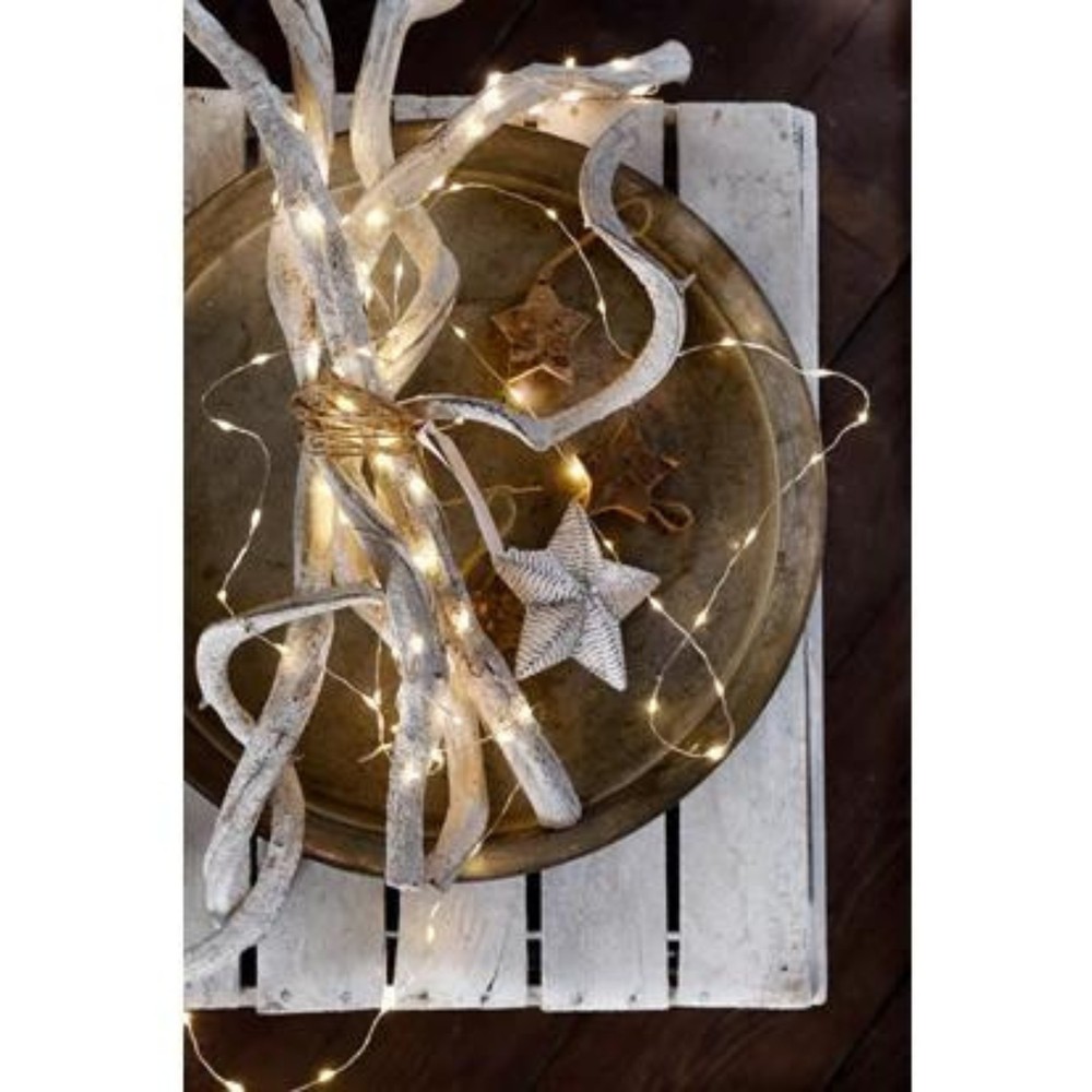 Lumineo 100 Micro LED Warm White Silver Wire Lights