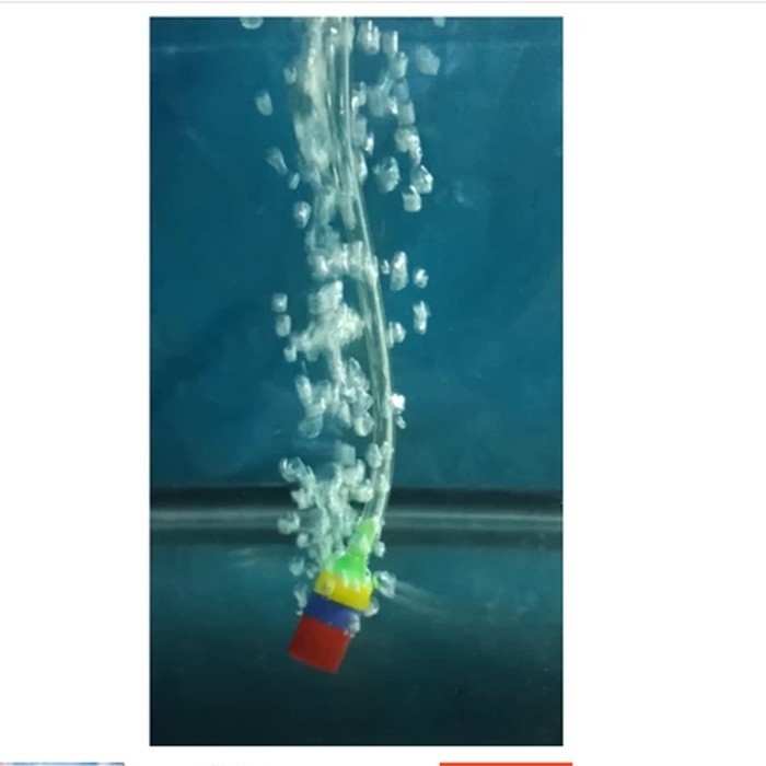 Rainbow color plastic air stone diffusion removable cleaning aquarium equipment