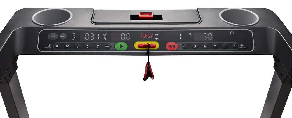 Fully Assembled Smart Treadmill One Click Quick Button Auto Incline Cushion Deck