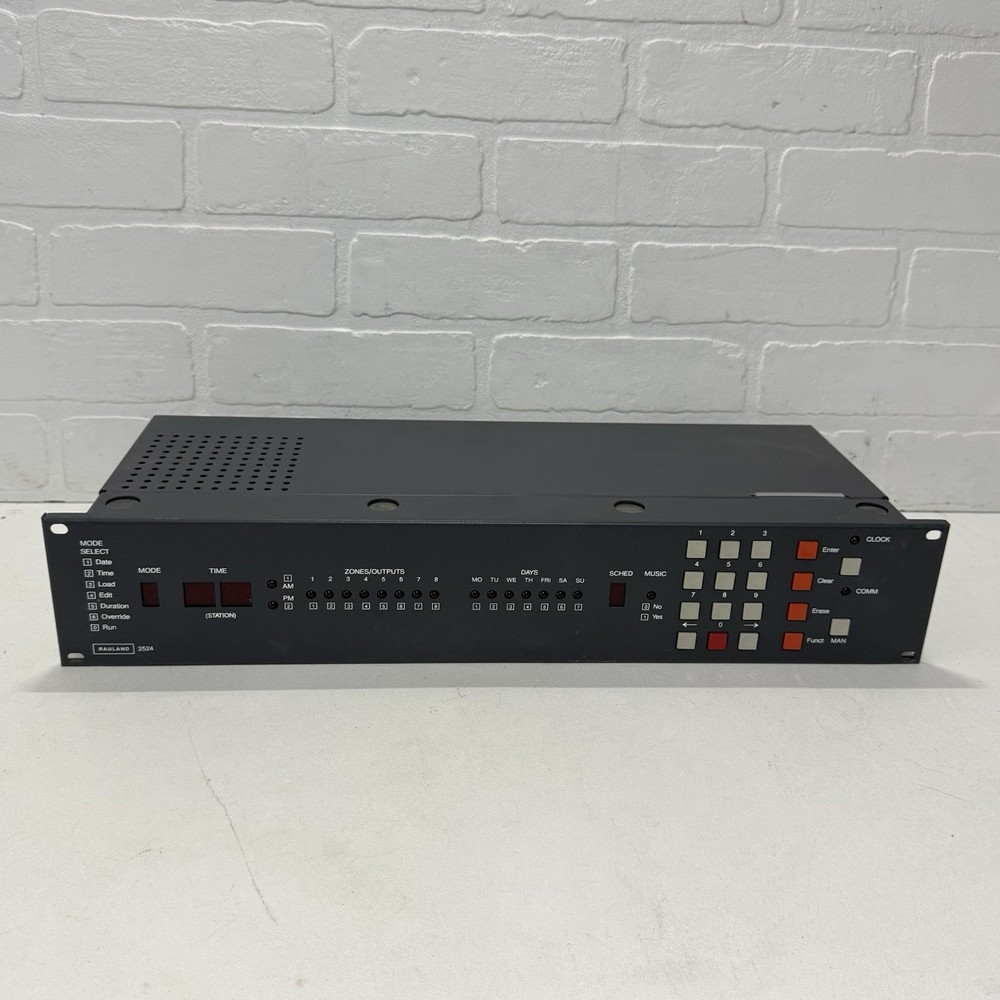 Rauland-Borg 2524 Master Clock / Intercom System