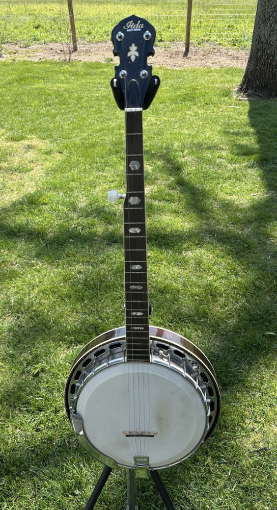 1970s Iida Five String Banjo Made In Japan