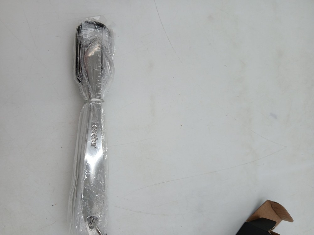 Zulay Kitchen Rectangular Measuring Spoons Set Of 7 Stainless Steel Silver
