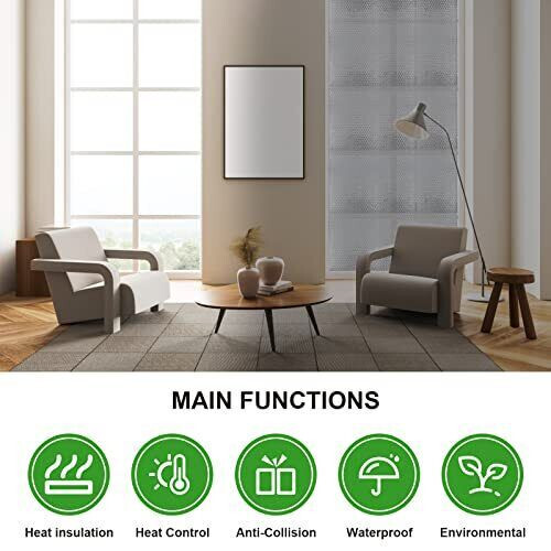 Reflectix Foil DOUBLE Insulation Reflective WINDOW SHUTTER KIT + ADHESIVE 2X5