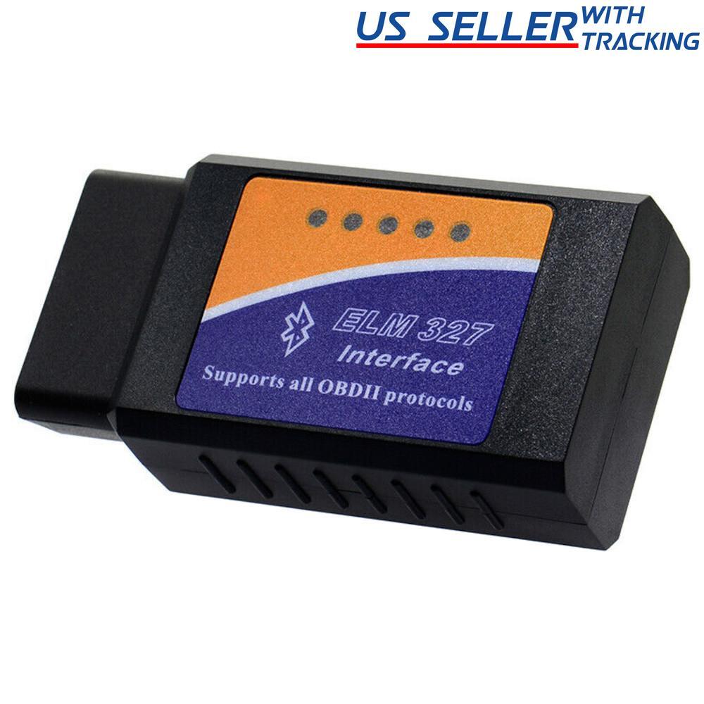 Bluetooth OBD2 OBDII Car Diagnostic Scanner Auto Fault Code Reader Tool ELM327