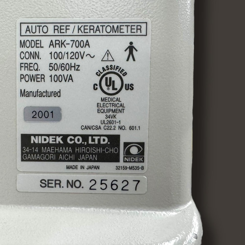 Nidek Macro ARK-700A Auto Ref/Keratometer