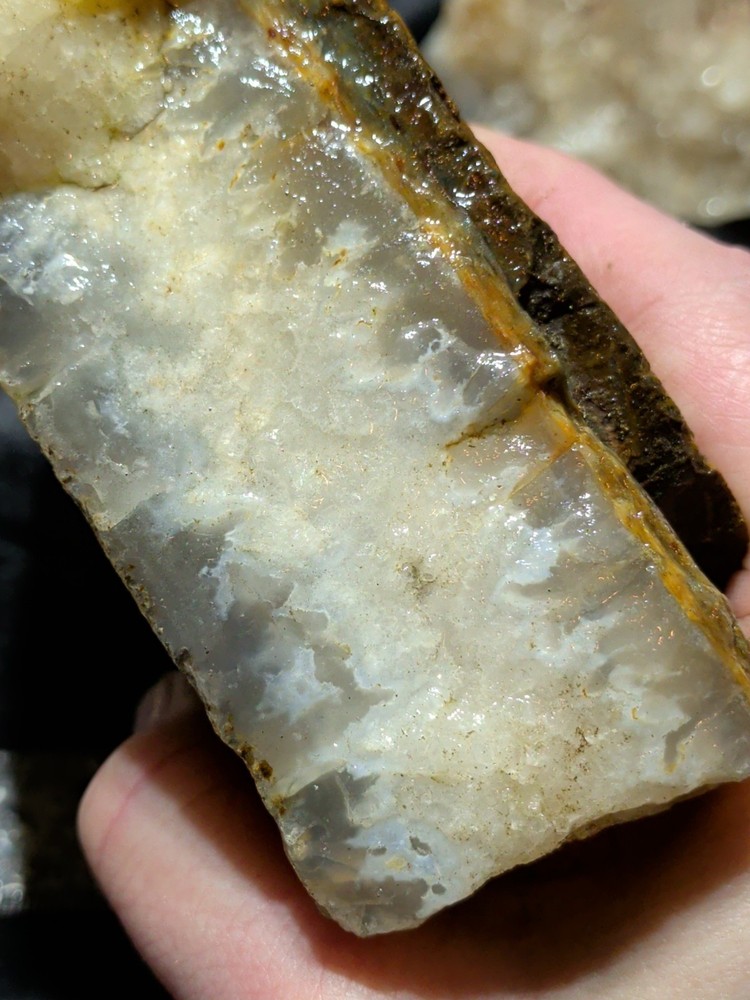 Agate "Sandwich" Specimen Natural Form (4lbs 14oz)
