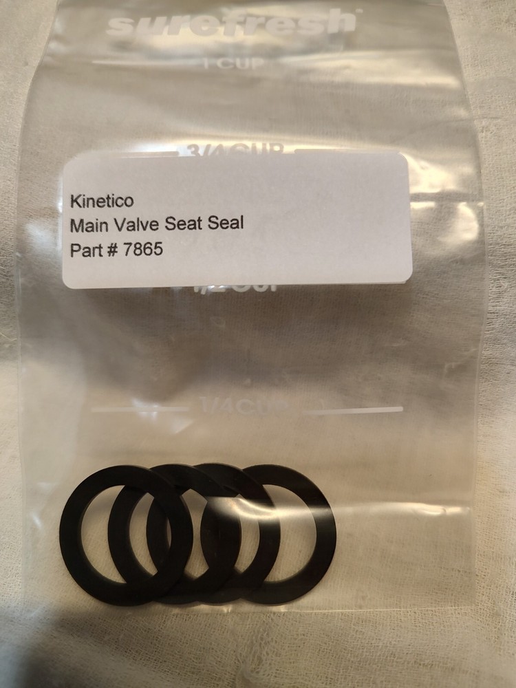 Kinetico main valve seat seal, Part # 7865