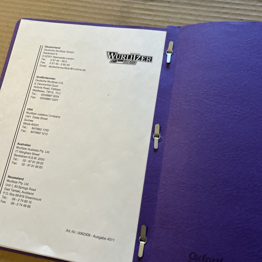 Copy ? Wolitzer Nostalgic Vendor W 64 Cold Drinks Operating Manual