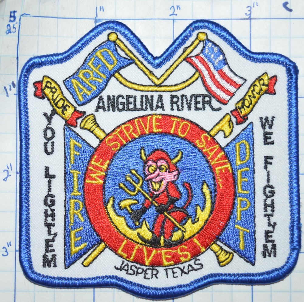 TEXAS, ANGELINA RIVER FIRE DEPT JASPER PATCH