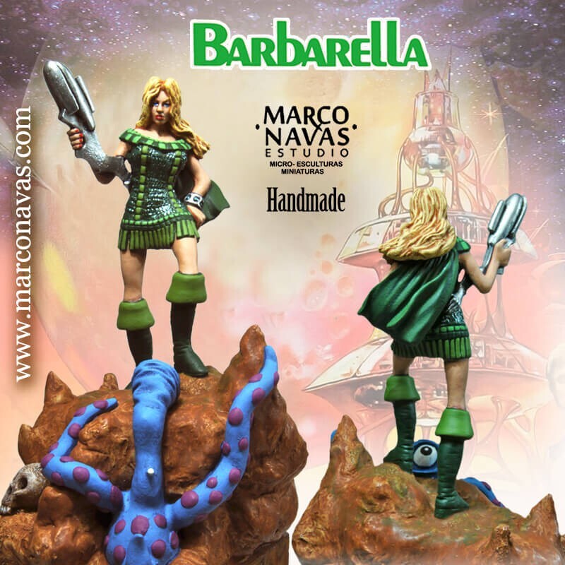 MARCO NAVAS STUDIO LIMITED EDITION HAND PAINTED BARBARELLA (1 FIGURE)