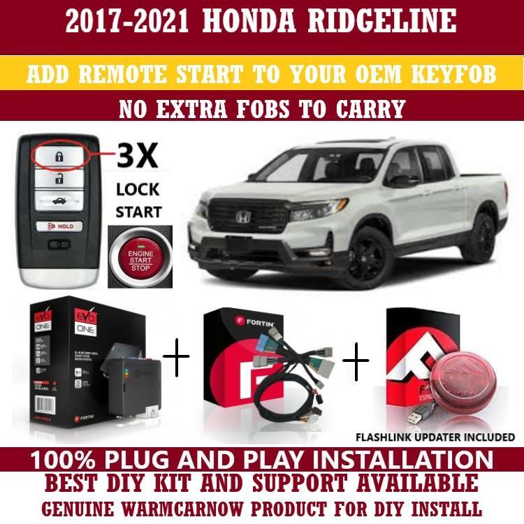 PLUG & PLAY REMOTE START 2017-2021 HONDA RIDGELINE