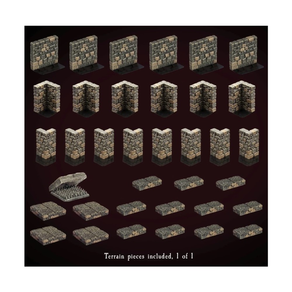 Dwarven Forge Dwarvenite Painted Passages - Intersections NM