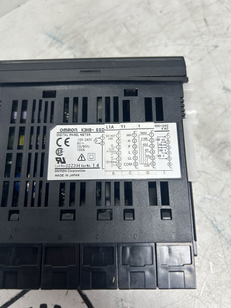 Omron K3HB-SSD Digital Panel Meter