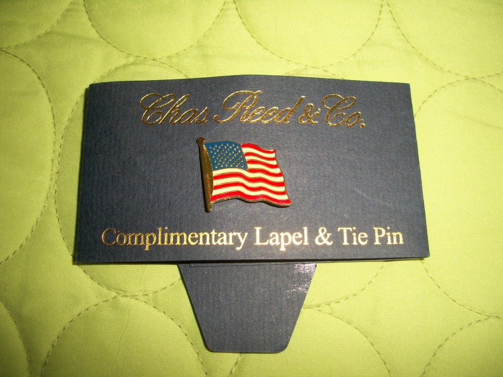 NWOT Chas Reed & Co Complementary Lapel & Tie Pin
