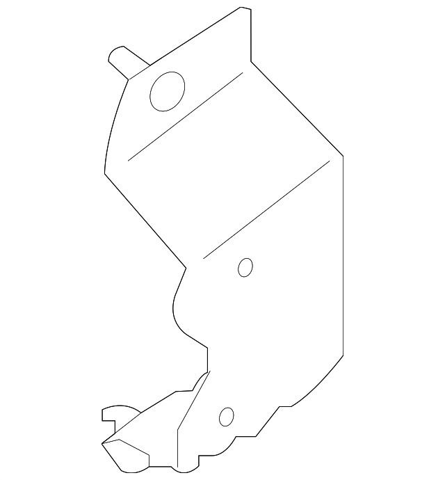 Genuine Nissan Engine Control Module (ECM) Bracket 23714-EZ30B