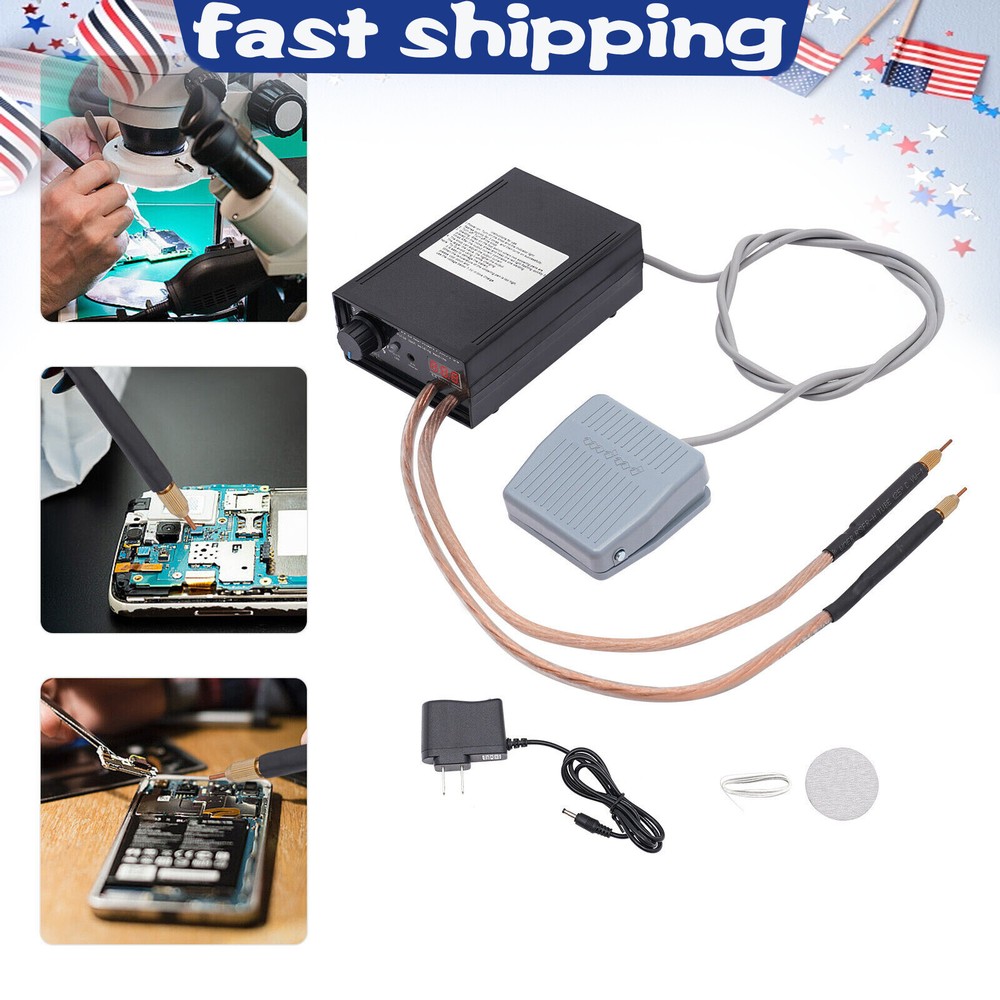 8000W Adjustable Spot Welding Machine with Pedal Switch for Nickel Sheets