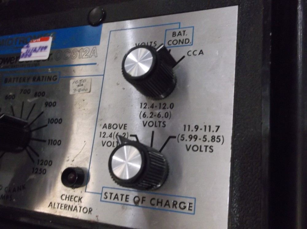 MIDTRONICS OC612A BATTERY TESTER (SS5)